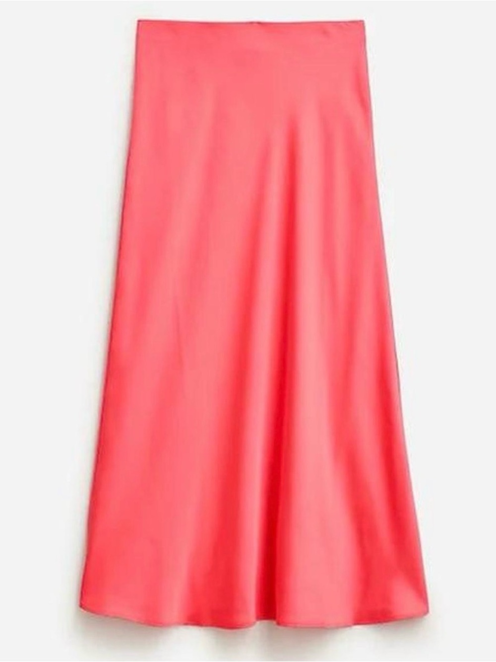 J. Crew Gwyneth Slip Skirt in Bright Pink